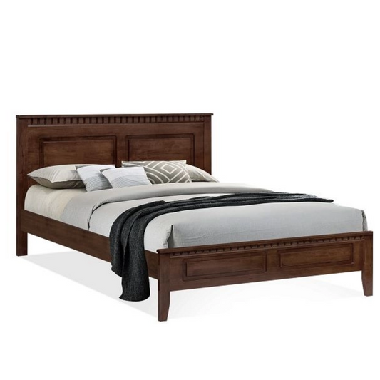 York Wooden Bedframe (Cappuccino)