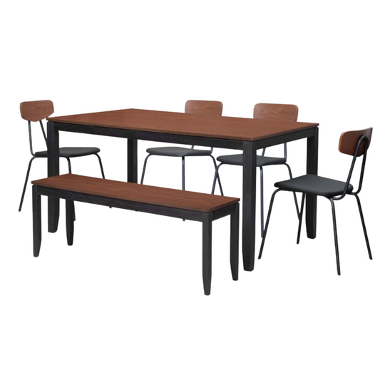 Lancaster Dining Set ( 1+4+1B)