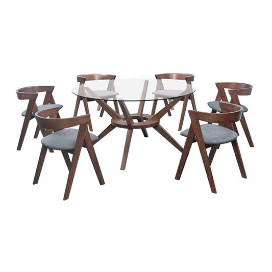 Malaga Dining Table + Harrisbug Arm Dining Chair (1+6)